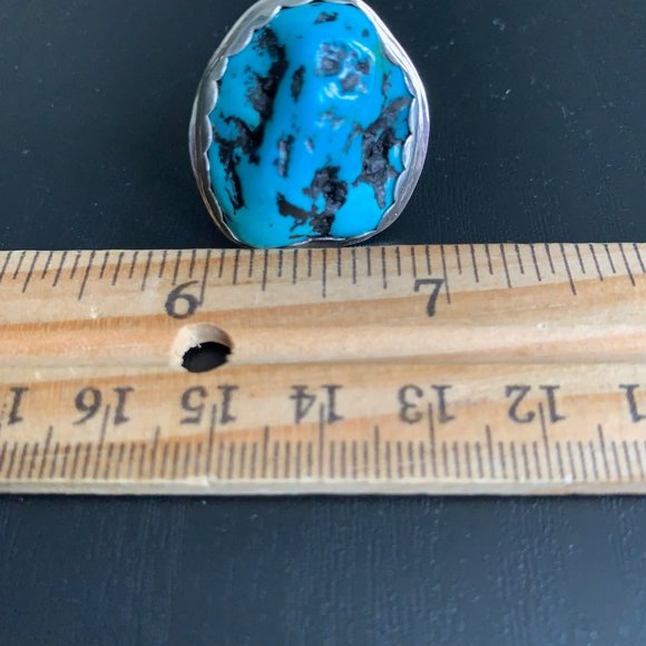 Sterling Turquoise Ring - Picture 6 of 7